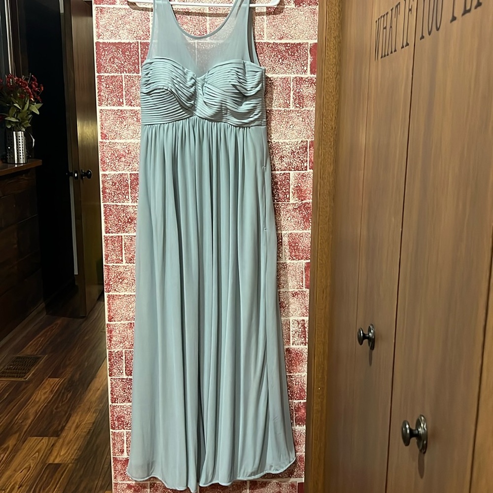 Birdy Grey Ryan Dress Mesh Sage Bridesmaid Dress